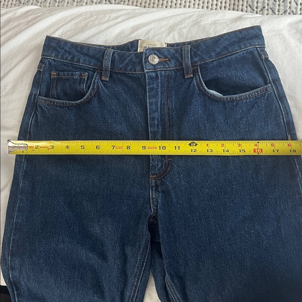 Sezane Laurence Trousers Denim - Size 6 - Picture 7 of 7